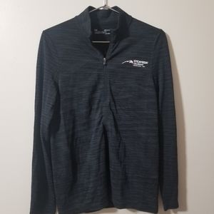 UNDER ARMOUR - fitted 1/3 zip pullover long-sleeve